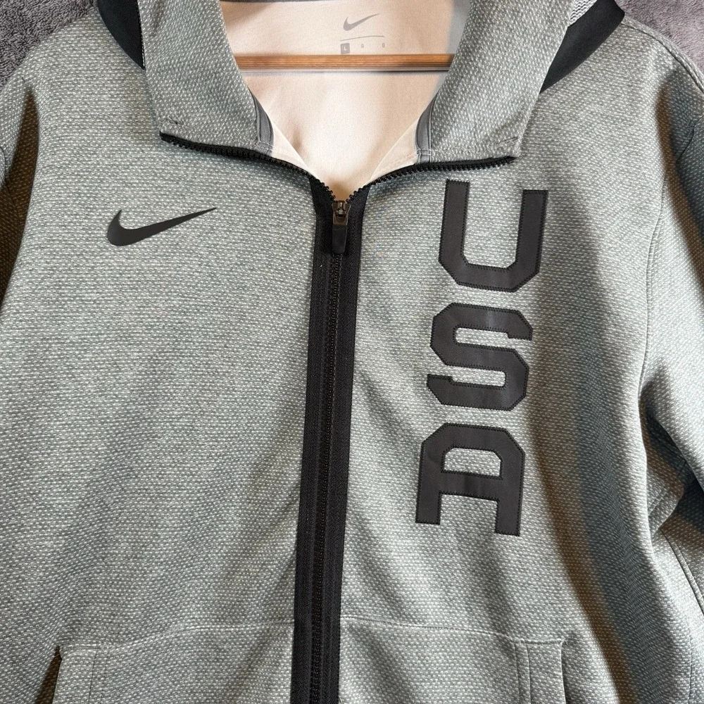 Nike Team USA Basketball Olympics Therma Flex Showtime Full-Zip Hoodie L